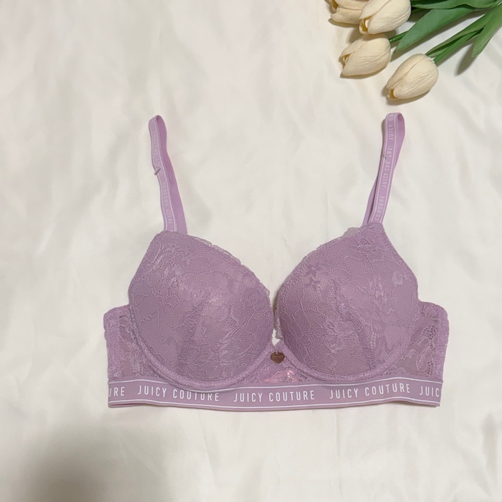 Juicy Couture Lavender Lace Bra